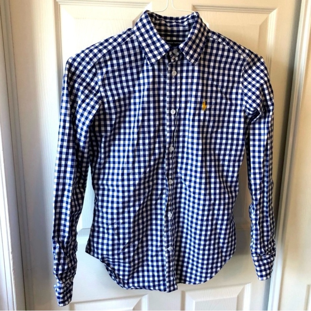 Ralph Lauren Blue Casual Button Down Shirt